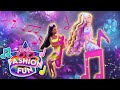 Barbie &amp; Barbie Terbang Dengan Not Musik Ajaib &amp; Jadi Penyelamat! | Barbie Fashion Fun