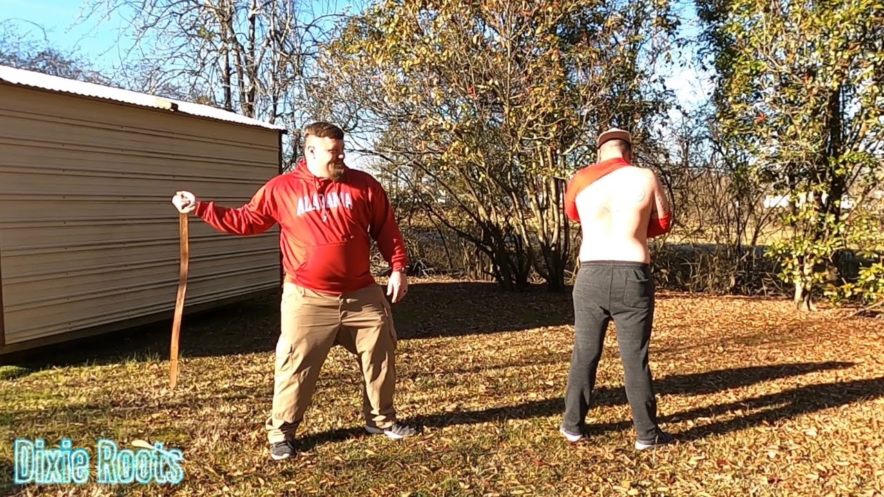 Spanking Pain Test! Leather Belt, Hickory, Wood Spoon