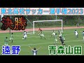 【決勝】青森山田 vs 遠野 高校サッカー選手権2023