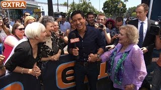 Watch Mario Lopez Squirm During This Hilarious Betty White Prank!