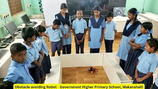 Smart Minds, Smarter Tech: Building an Obstacle Avoiding Robot at GHPS Makanahalli!