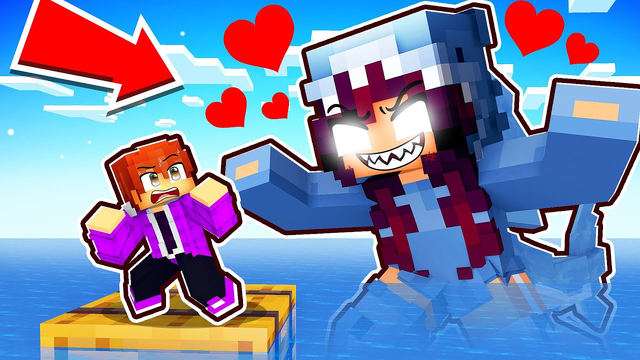 GAROTA MEGALODON se APAIXONOU por MIM no Minecraft