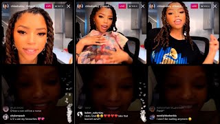 Chloe x Halle being the best sisters for 9 minutes straight! Live