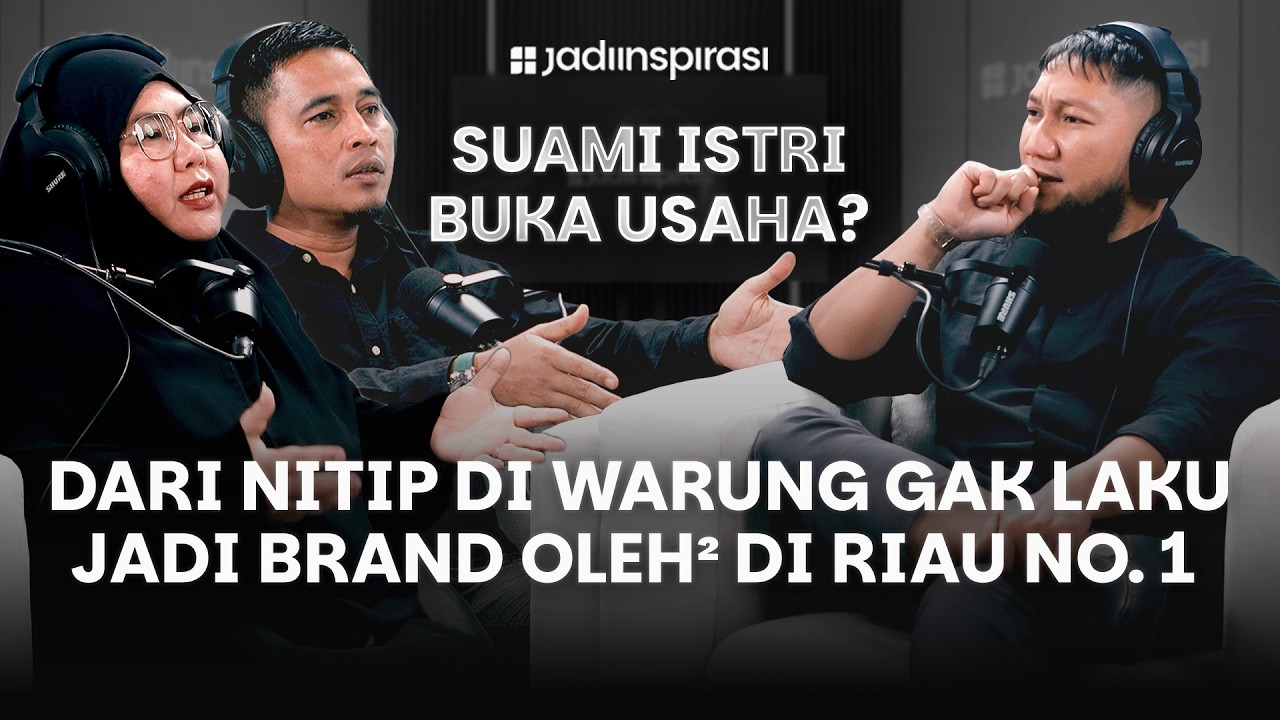 CUMA JUALAN KUE! PENGUSAHA SUAMI ISTRI INI SUKSES BUKA LAPANGAN KERJA DAN BANGUN MASJID UNTUK WARGA.