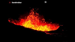 Iceland Volcano LIVE ERUPTION