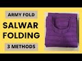 HOW TO FOLD SALWAR TO SAVE SPACE|FOLDING KURTI|FOLDING HACKS | LADIES WARDROBE ORGANISATION