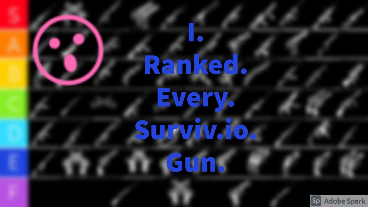 Ranking Every Surviv.io Gun