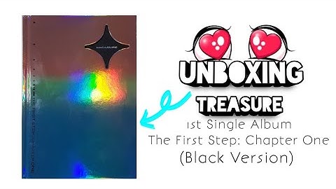 [UNBOXING] Treasure 1st Single Album| The First Step: Chapter One| Black Version|
