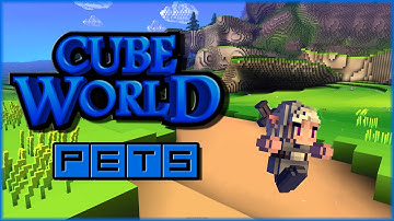 Cube World Gameplay - How To Get a Pet/Tame Pets (Pet Taming Tutorial)