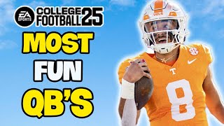 These will be the Most *FUN* QB's to use in EA College Football 25!