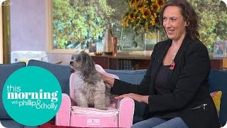 Miranda Hart Introduces Her Adorable Dog Peggy To Holly And Phillip | This Morning