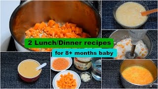 Baby food - 8 months recipes l lunch/dinner for stage 2 homemade
recipe healthy recipes..... product used & may ...