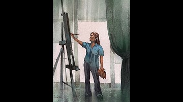 Figure Study  Part 2 #watercolorpainting #artistsupport #arttutorial #drawingtutorials