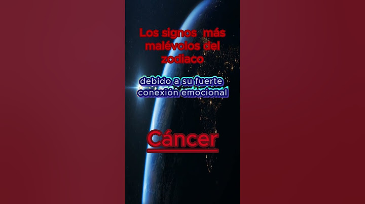 Los signos más malévolos del zodiaco.                  #cáncer #cancer #Cáncer