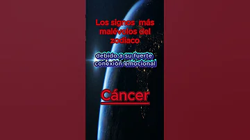 Los Signos Más Malévolos Del Zodiaco Cáncer Cancer Cáncer 