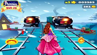 Princess Run 3D Game - Barbie Princess Pink Dress | Android/iOS Gameplay HD screenshot 3