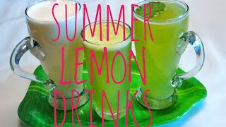 മൂന്ന് വ്യത്യസ്ത രുചികളിൽ നാരങ്ങ കൊണ്ടുള്ള വേനൽക്കാല പാനീയങ്ങൾ // 3 Different Summer Lemon Drinks