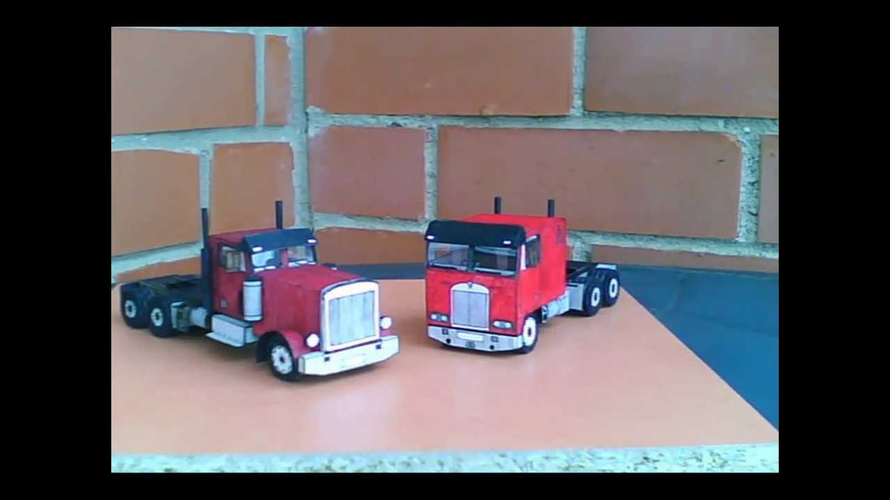  Paper  truck  model  YouTube