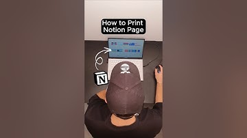 How to Print Notion Page