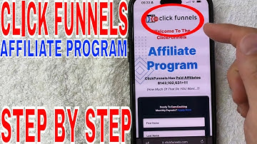 ✅  How To Sign Up To Be ClickFunnels Affiliate 🔴