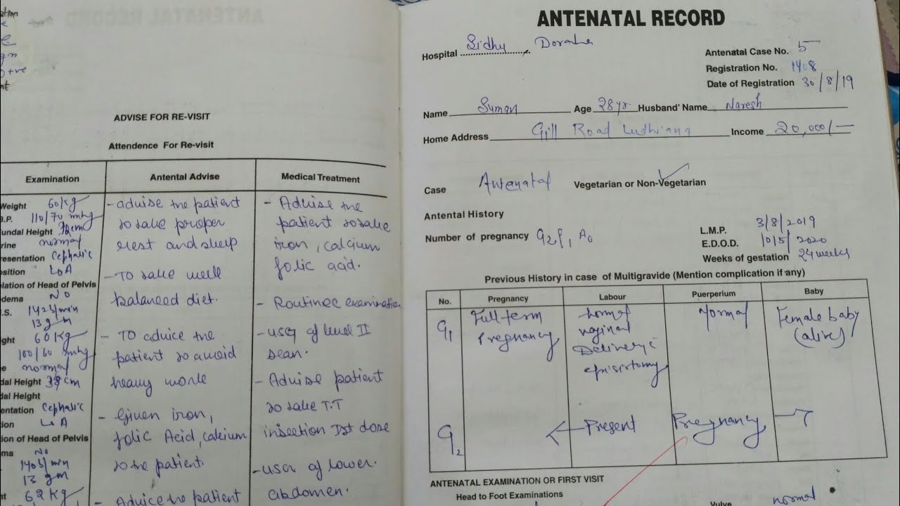 antenatal case study topics