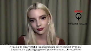 Anya Taylor-Joy Altın Küre Ödülleri İçin The Queen's Gambit Hakkında Konuşuyor (Türkçe Altyazıl