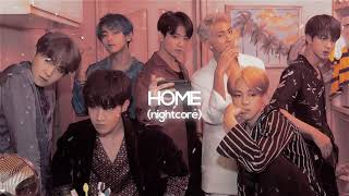 home - bts (sped up/nightcore)