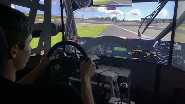 CRAZY 3" D-BOX motion with triple 55" TVs: ROVAL on iRacing