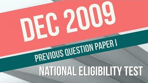 NET DEC 2009 : Paper I || Mathematics Solutions || Previous Questions || UGC NET/SLET