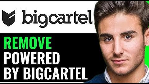 HOW TO REMOVE POWERED BY BIG CARTEL! (STEP BY STEP)