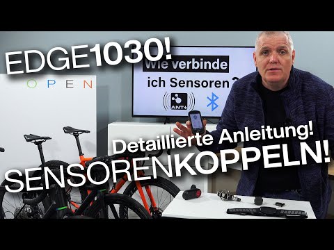 Garmin EDGE 1030 Plus Sensoren koppeln! Varia, Pulsgurt, Powermeter,Geschwindigkeit, Quarq Tirewiz