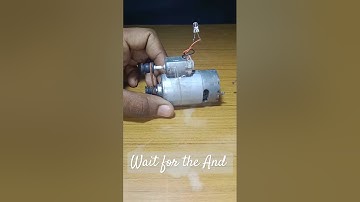 How to make mini generator with DC motor || High RPM DC generator 🔥