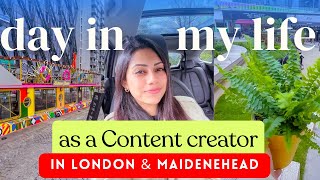 Day in my Life in UK- London & Maidenhead as a Content Creator | How much I spend