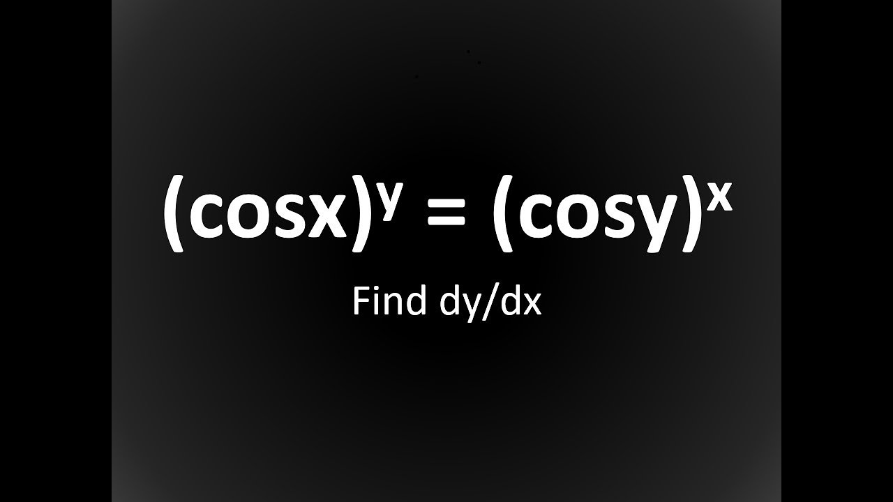 Cosx y Cosy x Find Dy dx NCERT CalculusCheck Class12 YouTube cosx-y-cosy-x-find-dy-dx-ncert-calculuscheck-class12-youtube