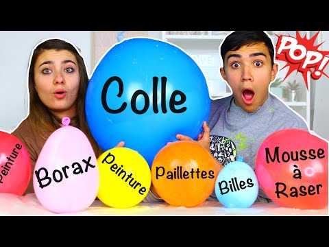 ON FAIT DU SLIME XXL AVEC DES BALLONS !! Jonathan Et Amandine
