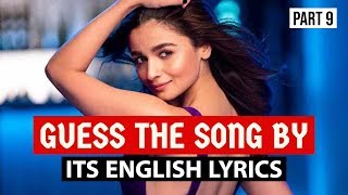 *IMPOSSIBLE* GUESS THE SONGS BY ITS ENGLISH LYRICS #9 | HINDI/BOLLYWOOD SONGS CHALLENGE VIDEO 2019 screenshot 1