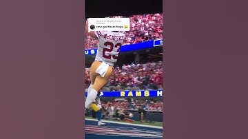 Christian McCaffrey has a receiving touchdown passing touchdown all he needs is a rushing touchdown