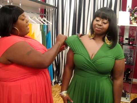 Monif C. Plus Sizes Marilyn Convertible Dress Video #6