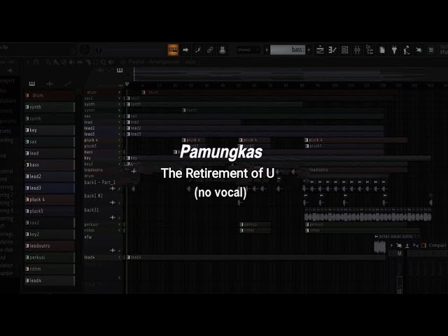 Pamungkas - The Retirement of U. [remake - no vocal - karaoke - instrumental] class=