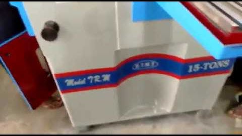 Thread rolling machine model trm-15ton