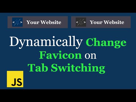How to Change Favicon on Tab Switch Using JavaScript