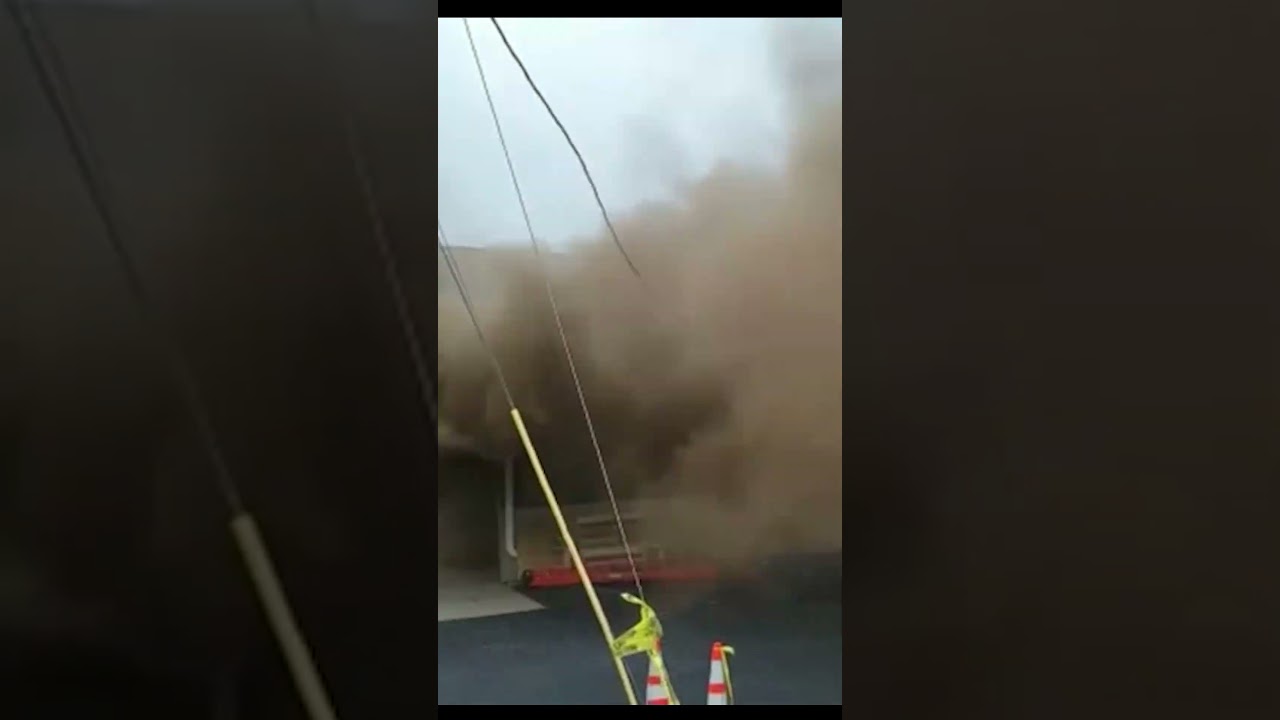 Massive fire at the Brand new "Mint leaf" grocery in Blooming Grove NY. 😱😱 