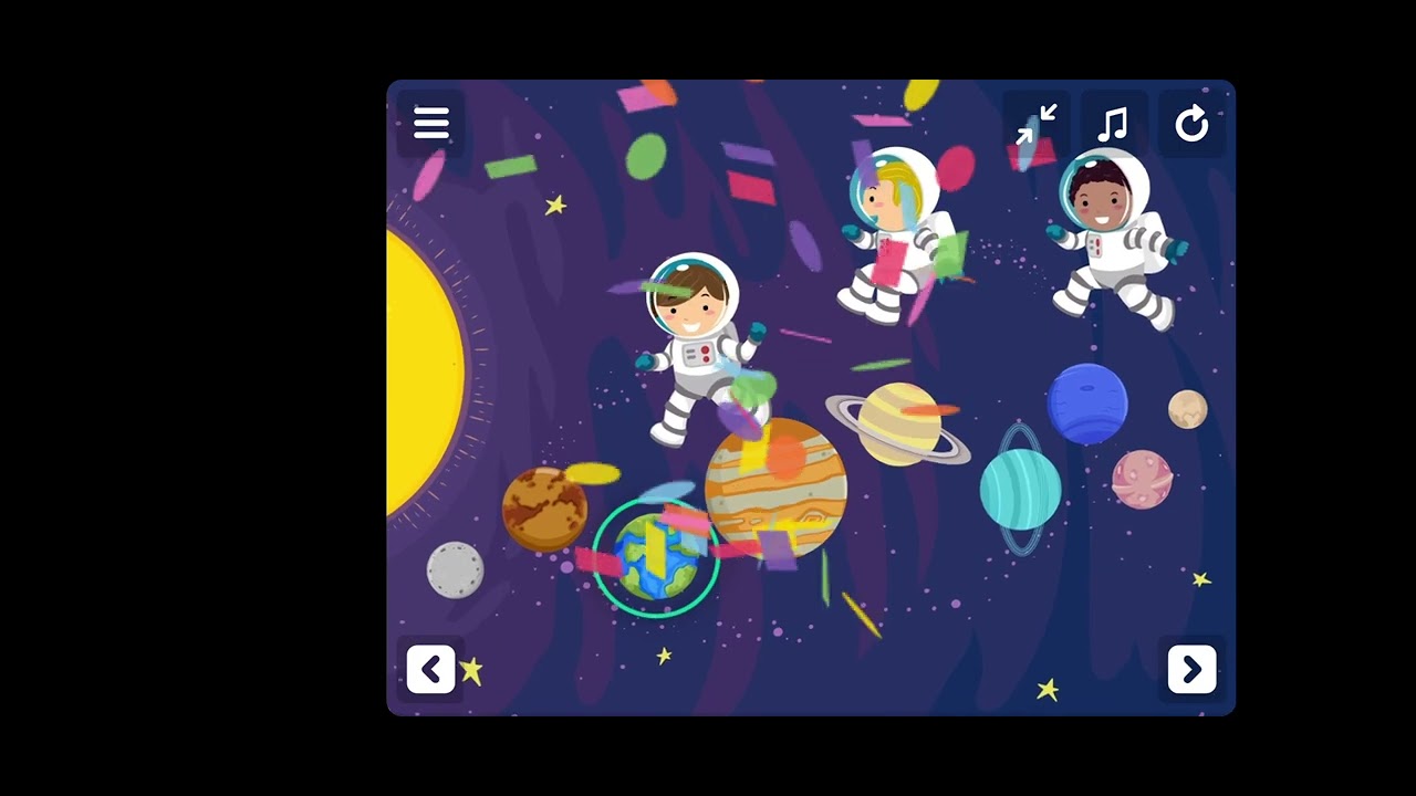 play and learn : space game - YouTube