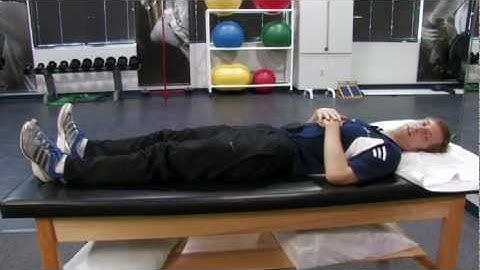 205 Abdominal Brace With Heel Slides -- Texas Health Ben Hogan Sports Medicine Exercises