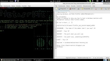 Hacking Windows with Metasploit using fake Firefox addon