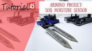 Soil moisture project with the Arduino board