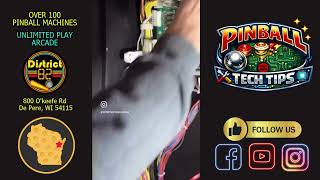 Backbox LED Tube Conversion in a Stern Metallica Pinball Machine