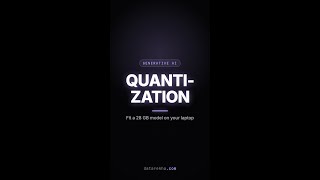 Fit a 28 GB model on your laptop #shorts
