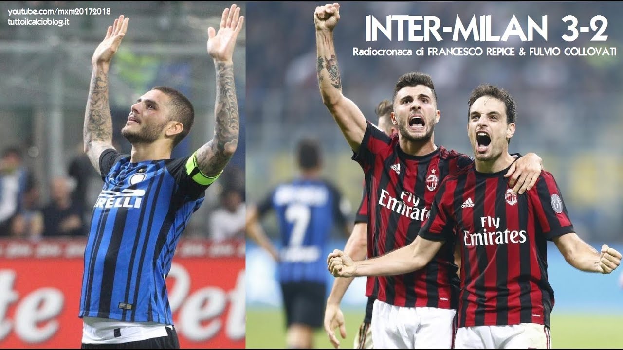 Inter-Milan 3-2 - Tutta la radiocronaca di Francesco Repice & Fulvio Collovati (15/10/2017) Radio 1