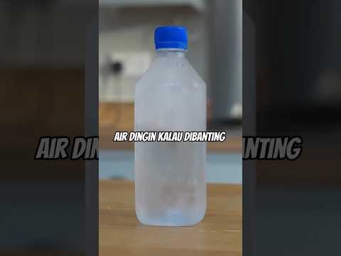 Video: Bagaimana cara membekukan air untuk diminum? Pembersihan air yang betul dengan membekukan, faedah air cair